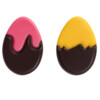 Yellow & Pink Dark Choc Eggs (216)