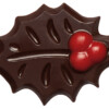 Dark Chocolate 3D Holly Leaf (240)